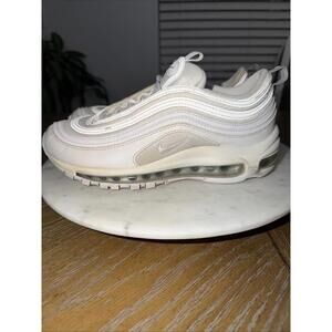 Nike Air Max 97 Shoes Size 6.5Y Triple White 921522-104